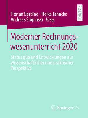 cover image of Moderner Rechnungswesenunterricht 2020